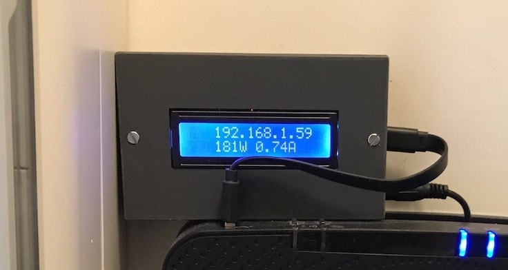 Orginal version of my home energy monitor