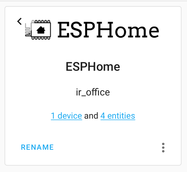 Home Assistant automatically discovered my IR Hub