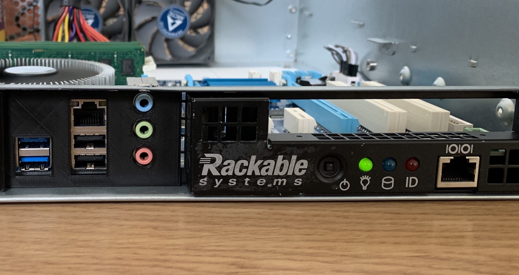 Working front-panel!