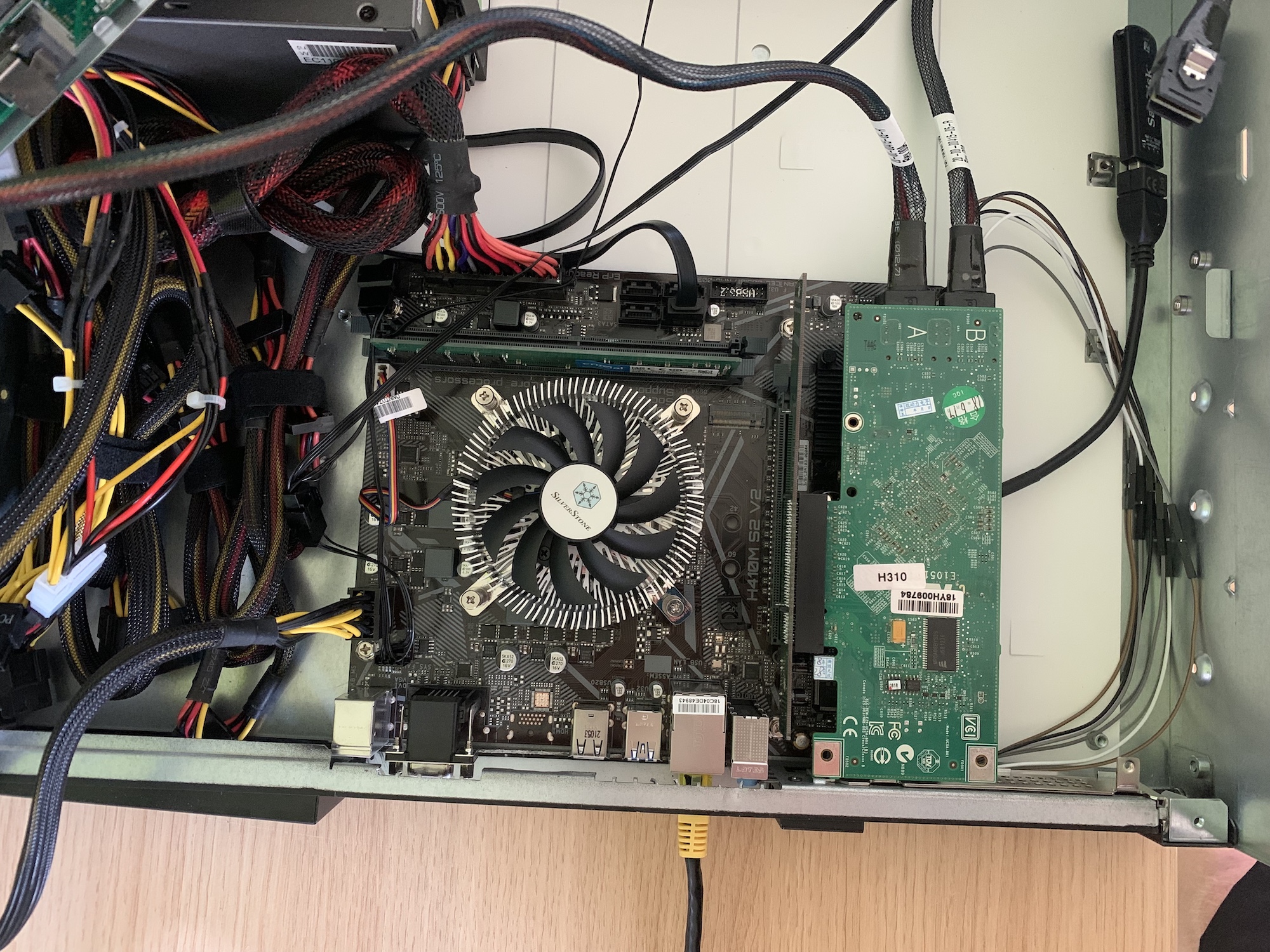 Fitted new hardware into the case