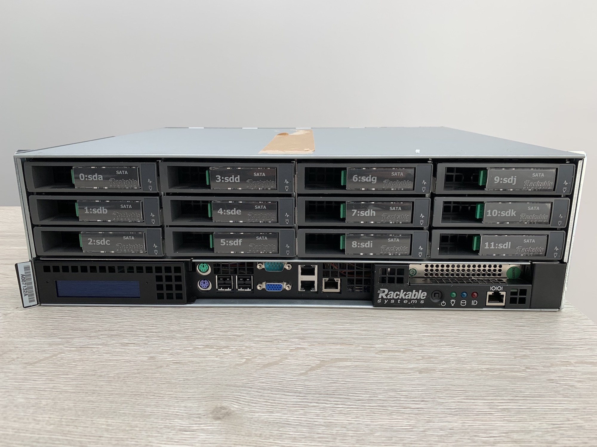 Rackable Arima, short-depth server