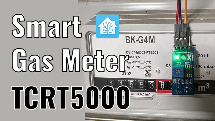 Thumbnail for post 'Tracking gas usage with ESPHome, Home Assistant, and TCRT5000'