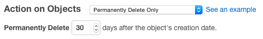 Delete backups