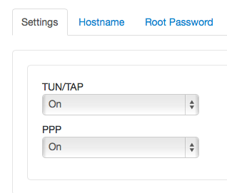 Enable TUN/TAP in the SolusVM CP